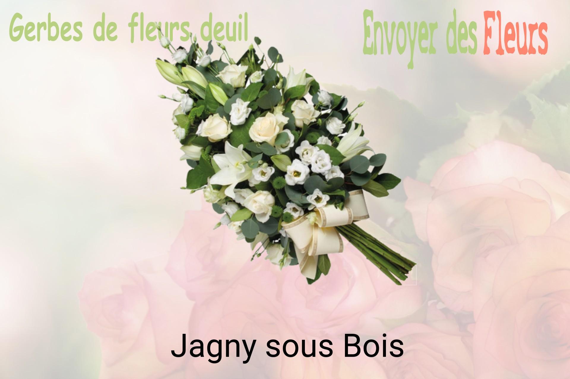 Gerbe de fleurs de deuil livrée à Jagny-sous-Bois